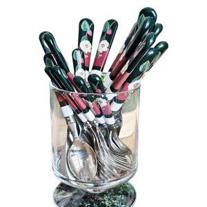 RARE | 22-Piece Flatware Set | Magnolia By Tienshan | Service for 5 | Vintage